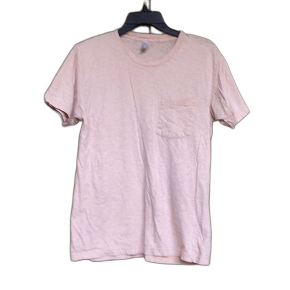American Apparel unisex hazy pink cotton tee